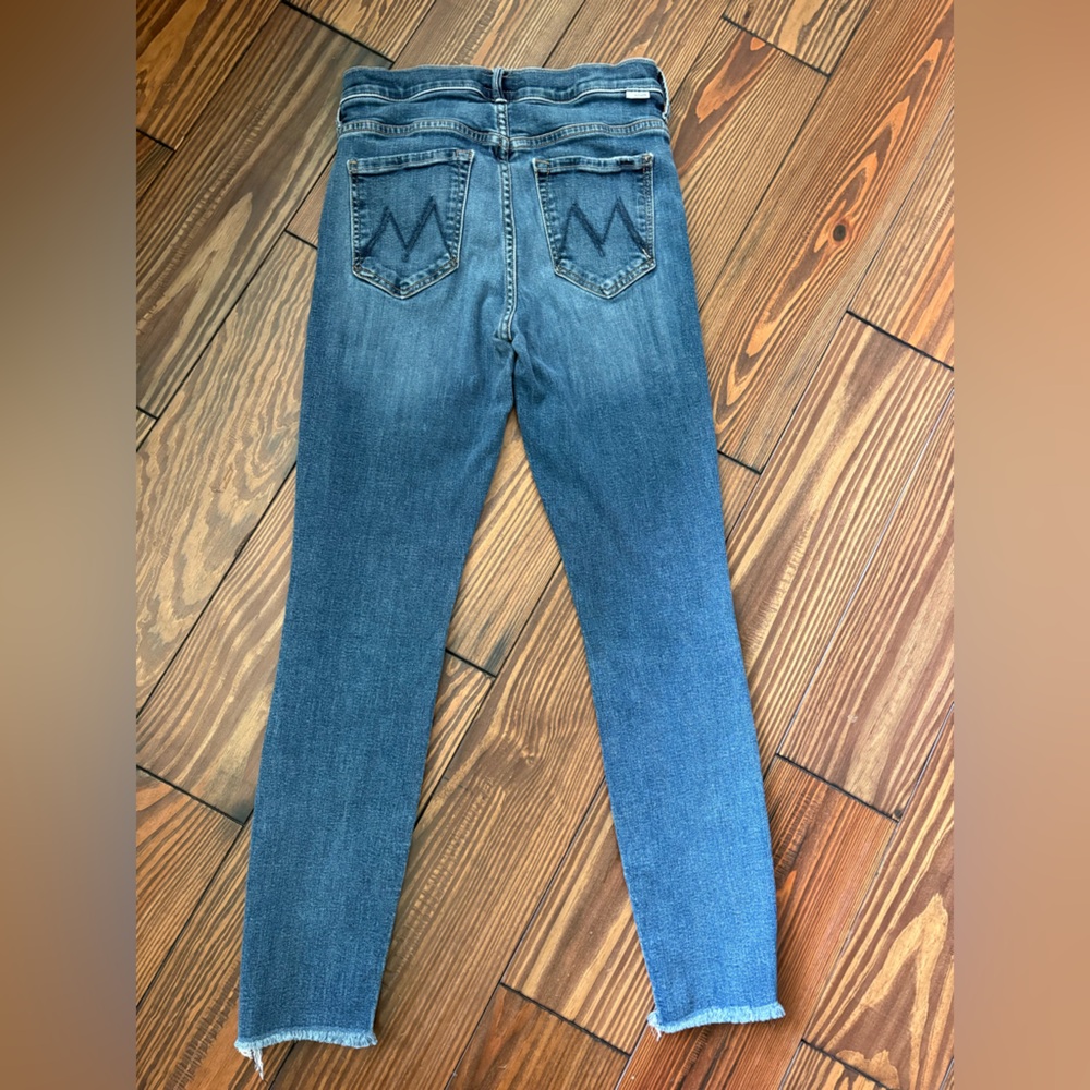 MOTHER Blue Skinny Jeans